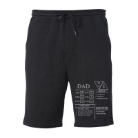 Dad Stats Character Sheet White Fleece Short | Artistshot