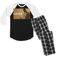 Reacher Poster Hippie Men's 3/4 Sleeve Pajama Set | Artistshot