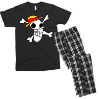 Unique Straw Hat Flag Anime Men's T-shirt Pajama Set | Artistshot