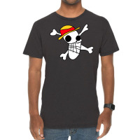 Unique Straw Hat Flag Anime Vintage T-shirt | Artistshot