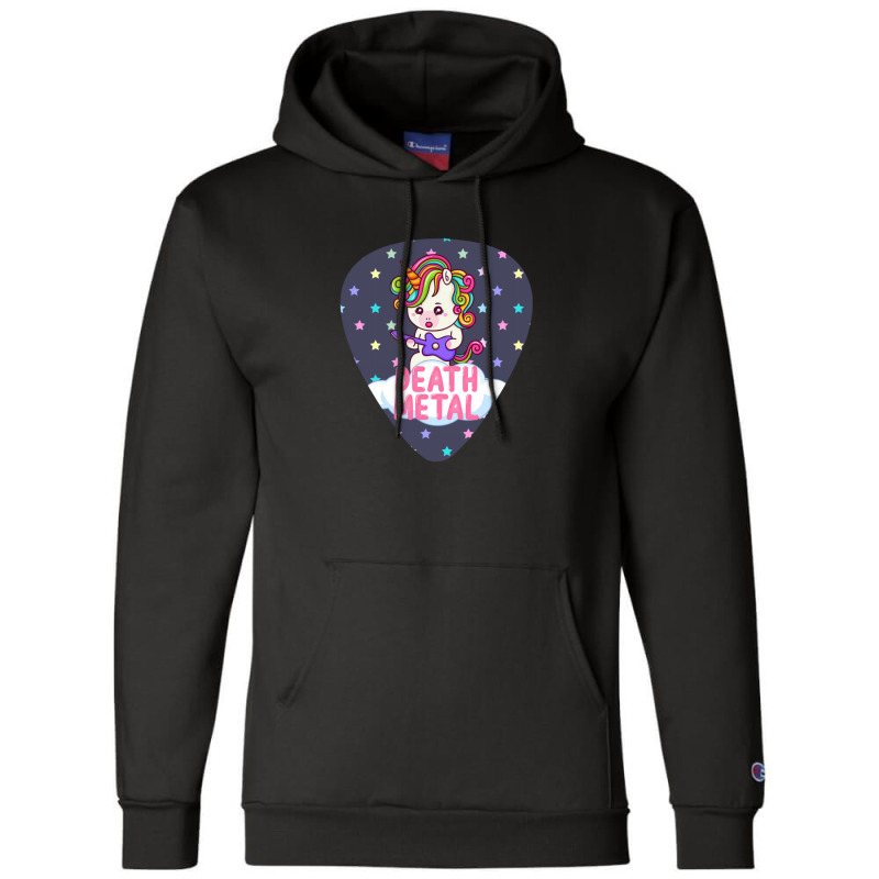 Heavy Death Metal Unicorn 14 Champion Hoodie | Artistshot