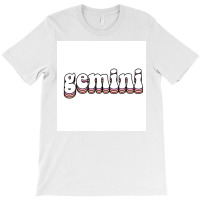 Gemini Poster 70s T-shirt | Artistshot