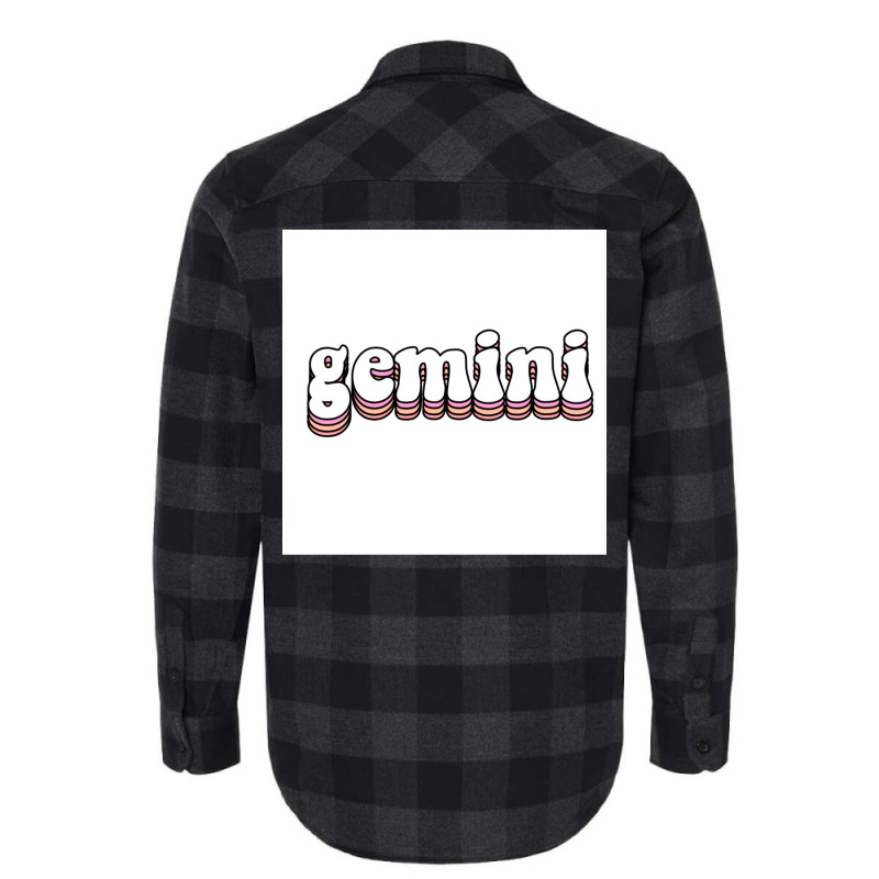 Gemini Poster 70s Flannel Shirt by ajidkannurp | Artistshot