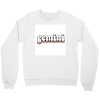 Gemini Poster 70s Crewneck Sweatshirt | Artistshot