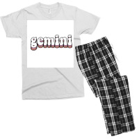 Gemini Poster 70s Men's T-shirt Pajama Set | Artistshot