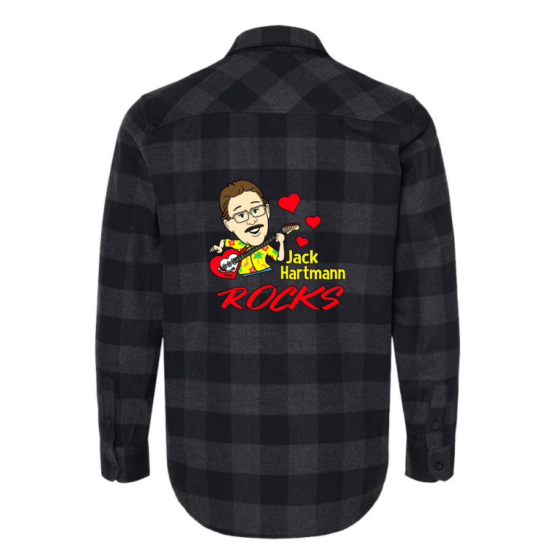 Official Jack Hartmann Rocks Short Sleeve Gift Halloween Day Flannel Shirt by ChristopherScottoLavino | Artistshot