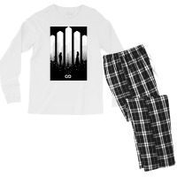 Hedalexa Tv Poster Retro Men's Long Sleeve Pajama Set | Artistshot