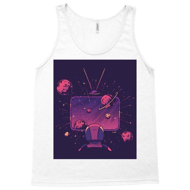 Space Tv Poster Hipster Tank Top by verriaharzi4 | Artistshot