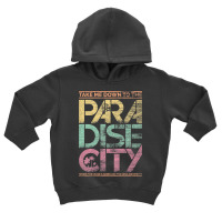 Paradise City Toddler Hoodie | Artistshot