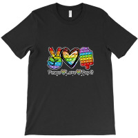 Peace Love Pop It Poppin Ice Cream T-shirt | Artistshot