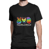 Peace Love Pop It Poppin Ice Cream Classic T-shirt | Artistshot