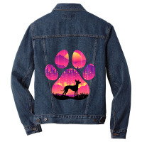 Cirneco Dell_etna Paw Mom Dad Dog Lover Women Men 185 Men Denim Jacket | Artistshot