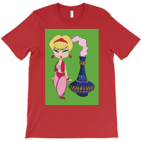 I Dream Of Jeannie Poster Green T-shirt | Artistshot