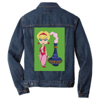 I Dream Of Jeannie Poster Green Men Denim Jacket | Artistshot