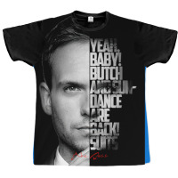 Black And White Mike Ross Quote Poster Love Graphic T-shirt | Artistshot