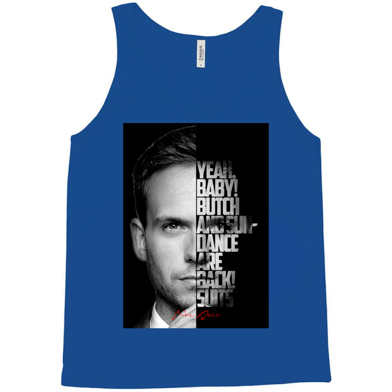 Black And White Mike Ross Quote Poster Love Tank Top by sivelslebeckl | Artistshot