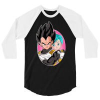 Vegeta And Bulma 3/4 Sleeve Shirt | Artistshot