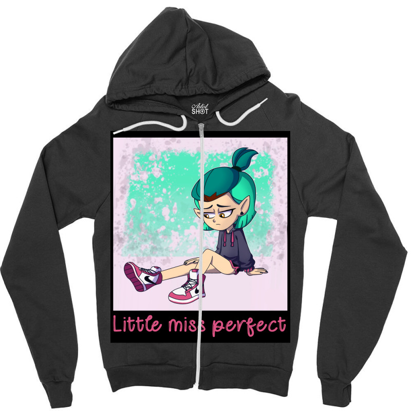 Amity Little Miss Perfect Poster Zipper Hoodie | Artistshot