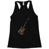 Guitar Typology No Background Racerback Tank | Artistshot