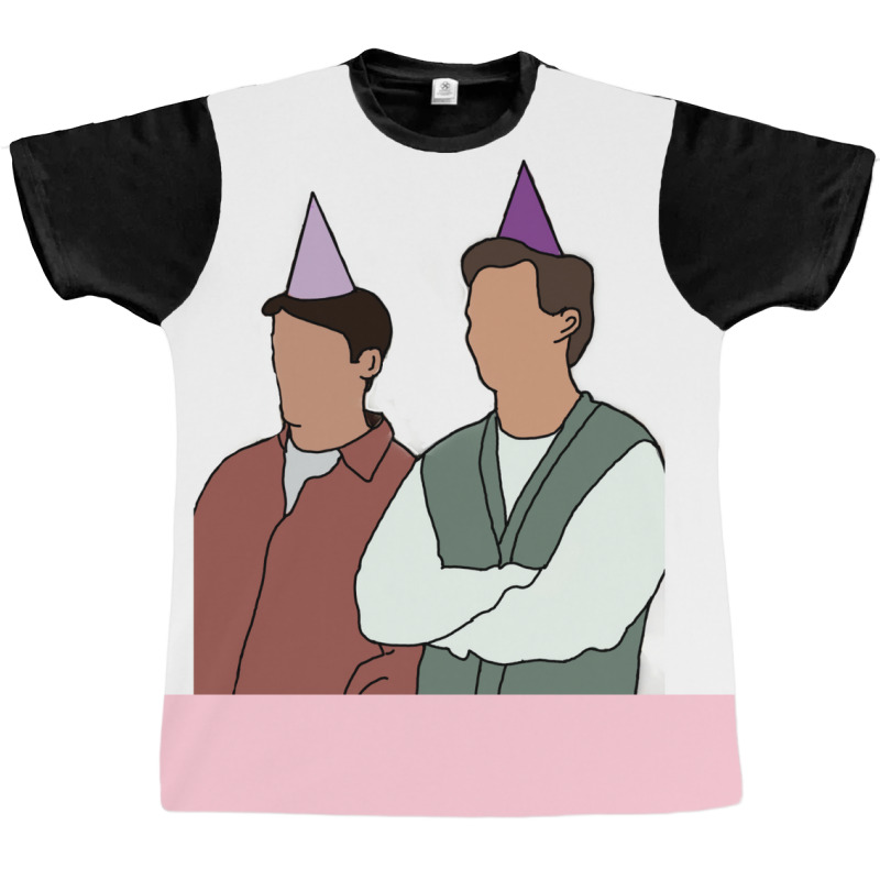 Chandler And Joey Poster Vintage Graphic T-shirt by sivelslebeckl | Artistshot