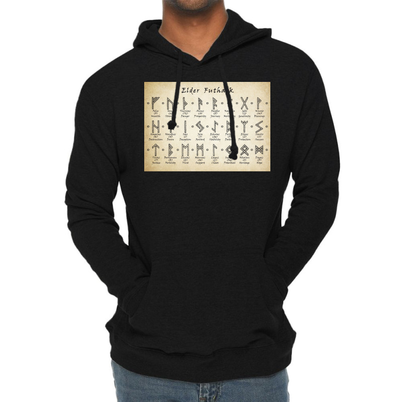 Elder Futhark  Aesthetic Stars Blue Lightweight Hoodie | Artistshot