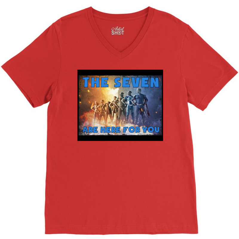 The Boys Tv Show The Seven Poster Travel Green V-Neck Tee by verriaharzi4 | Artistshot