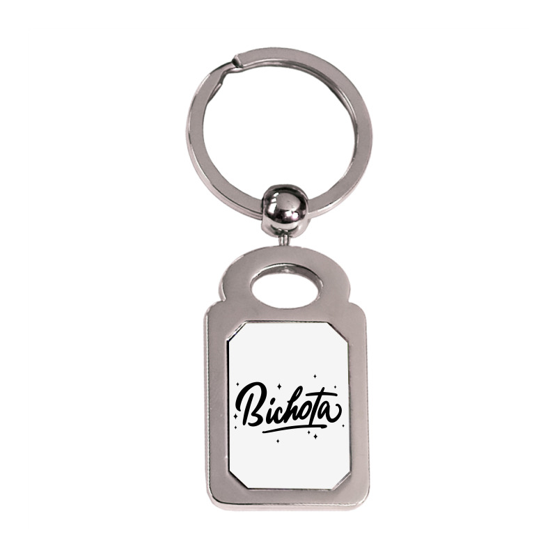 Bichota With Stars Silver Rectangle Keychain | Artistshot