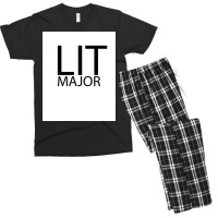 Lit Major Poster Love Men's T-shirt Pajama Set | Artistshot