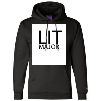 Lit Major Poster Love Champion Hoodie | Artistshot