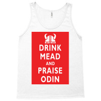 Drink Mead And Praise Odin  Gift Girl Tank Top | Artistshot