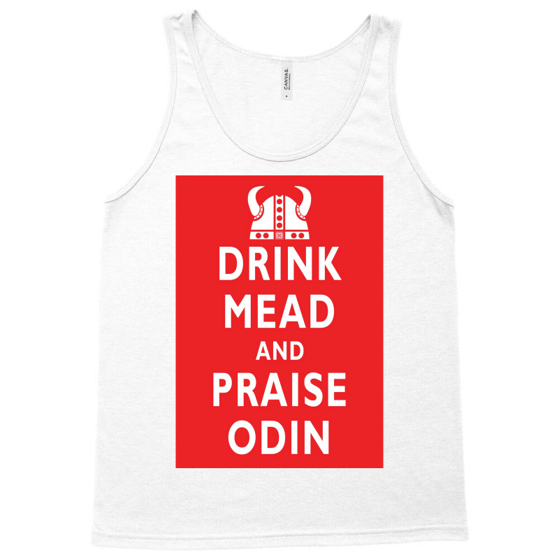 Drink Mead And Praise Odin  Gift Girl Tank Top | Artistshot