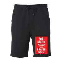 Drink Mead And Praise Odin  Gift Girl Fleece Short | Artistshot