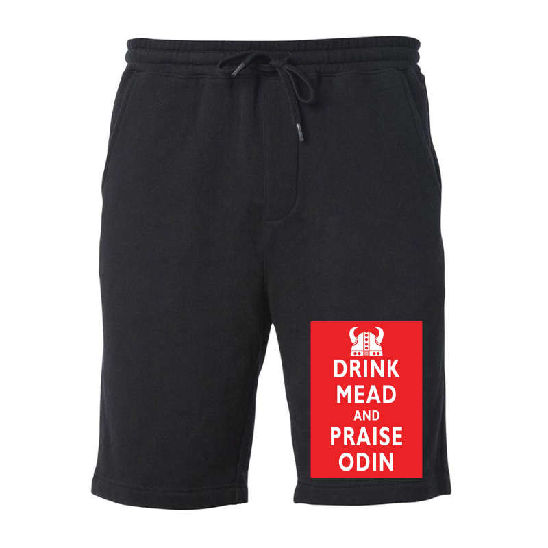 Drink Mead And Praise Odin  Gift Girl Fleece Short | Artistshot