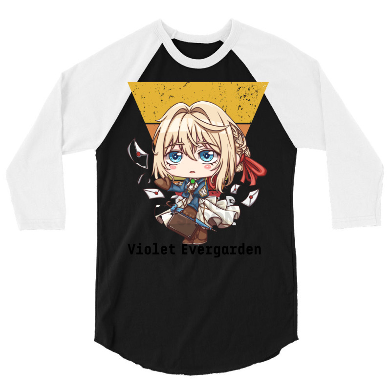 Violet Evergarden 3/4 Sleeve Shirt by dobajagoldiiy | Artistshot