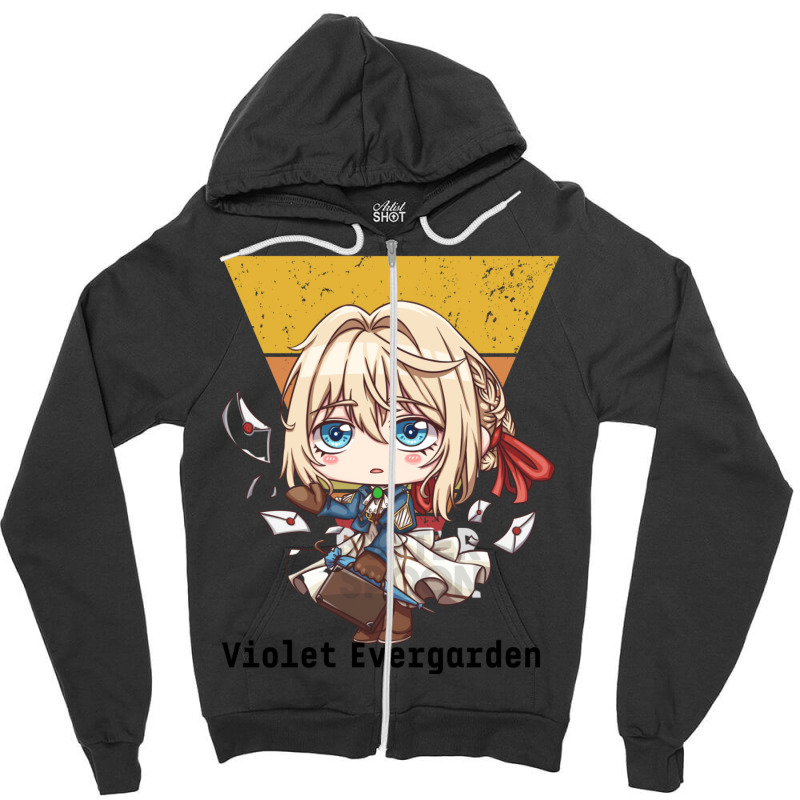 Violet Evergarden Zipper Hoodie by dobajagoldiiy | Artistshot