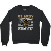 Vintage Us Army Combat Engineer 12b Military Pride Gift Idea Pullover  Crewneck Sweatshirt | Artistshot