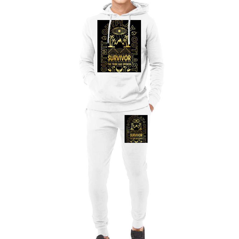 Golden Retro Survivor Poster Gift Hoodie & Jogger set by sivelslebeckl | Artistshot