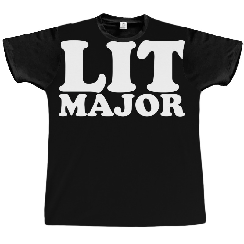 Lit Major Poster Travel Graphic T-shirt by khomsioriada2 | Artistshot