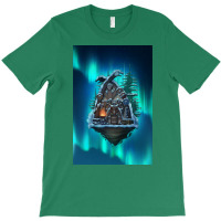 Flying Viking Hut Viking House  Aesthetic Summer T-shirt | Artistshot