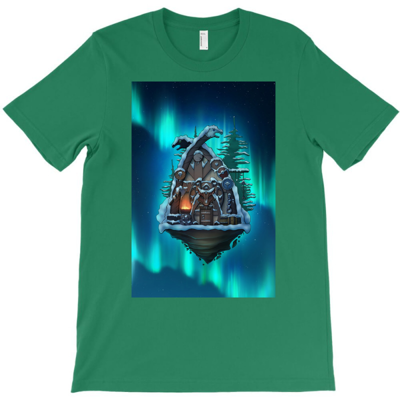 Flying Viking Hut Viking House  Aesthetic Summer T-shirt | Artistshot