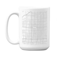 Mesa Arizona Map  Map Of Mesa Arizona  Modern Map Of Mesa Arizona  Mes 15 Oz Coffee Mug | Artistshot