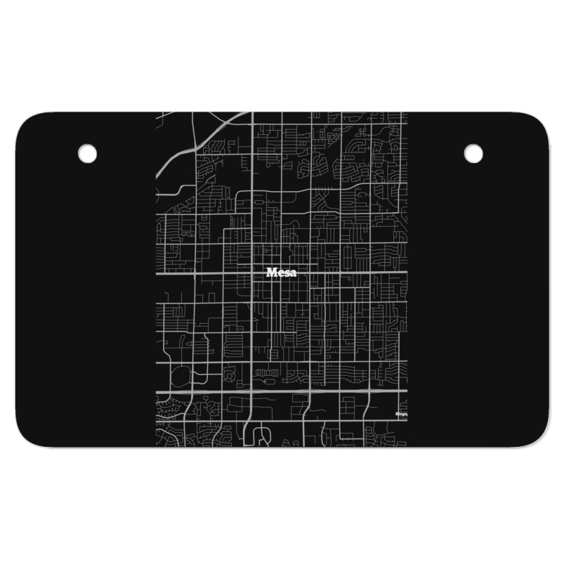 Mesa Arizona Map  Map Of Mesa Arizona  Modern Map Of Mesa Arizona  Mes Atv License Plate | Artistshot