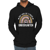 Limited Edition 100 Days Of School Kindergarten Cute Rainbow Lover 100 Lightweight Hoodie | Artistshot