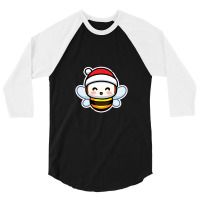 Save The Bee! Bee Christmas.png 3/4 Sleeve Shirt | Artistshot