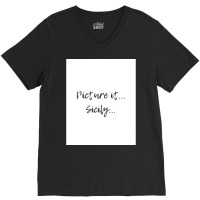 Picture It Poster 70s V-neck Tee | Artistshot