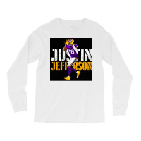 Justin Jefferson  Boy Vintage Long Sleeve Shirts | Artistshot