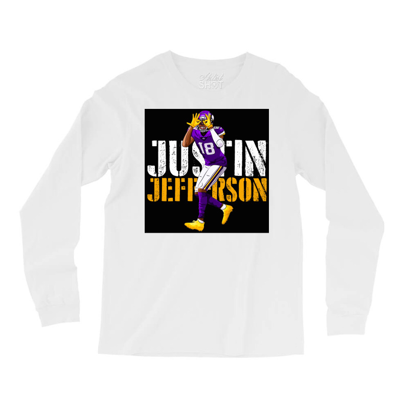 Justin Jefferson  Boy Vintage Long Sleeve Shirts | Artistshot