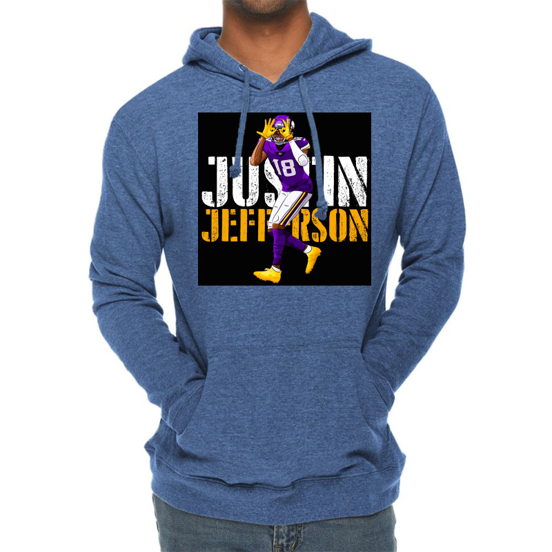 Justin Jefferson  Boy Vintage Lightweight Hoodie | Artistshot