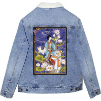 Watanuki And Mokona In Color Unisex Sherpa-lined Denim Jacket | Artistshot