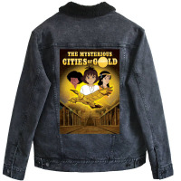 The Mysterious Cities Of Gold   Retro Kids Tv Cartoon Show Unisex Sherpa-lined Denim Jacket | Artistshot